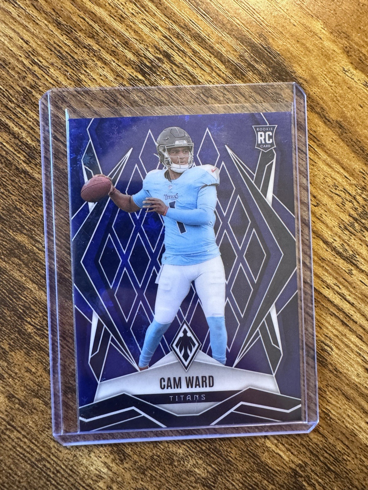 2025 Panini Phoenix #194 Cam Ward RC Winter Blue /199