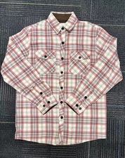 Long Sleeve Button Shirt Men's Size XL Flannel Cotton Blend