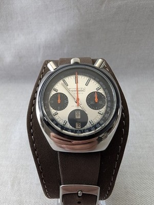 Vintage Citizen Bullhead Chronograph Panda Dial Reference 67-9011