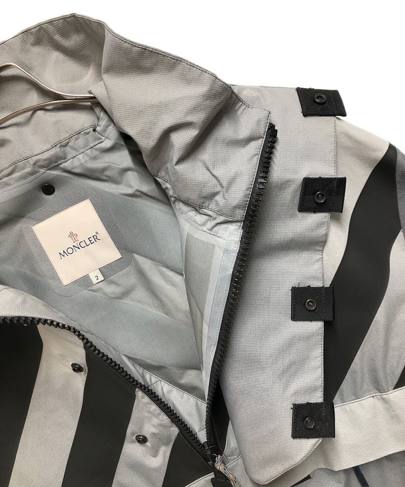 MONCLER/OFFWHITE (Off-White) Nylon Jacket/ Gray/ Size: SIZE 2 thumbnail 6