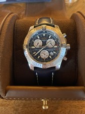 Breitling Colt Chronograph A73388111C1X1 Blue leather strap excellent condition