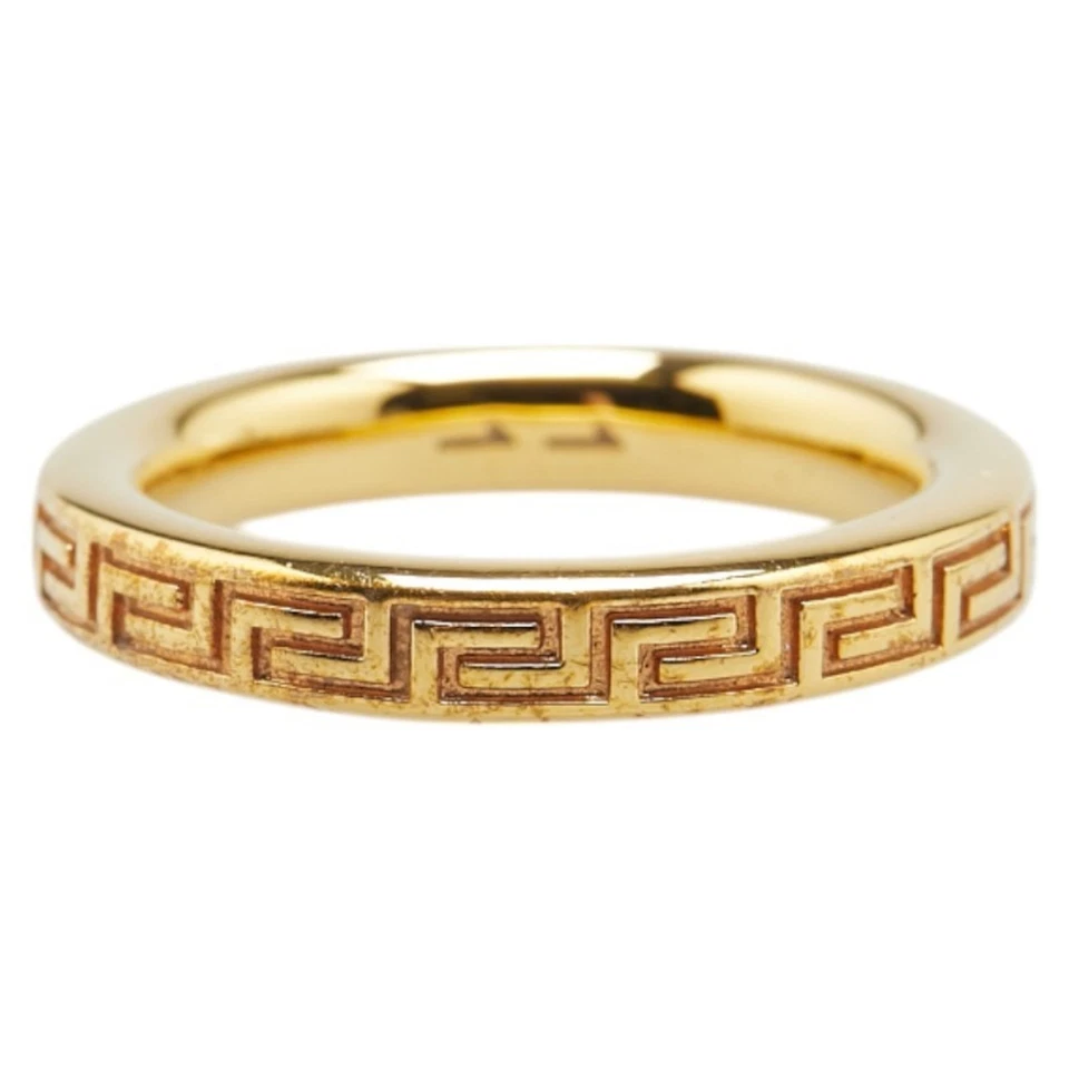 Llavero griego grabado Versace DG56785 DJMT enchapado en oro para mujer VERSACE Foto 2 de 4