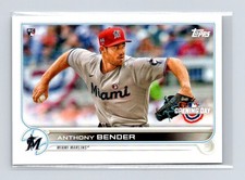 2022 Topps Opening Day #105 Anthony Bender Rookie Miami Marlins