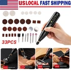 33PCS Cordless Tool Rechargeable 6 Speeds Electric Grinder Cutting Set
