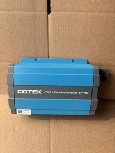 COTEK SP-700-124 DUAL GFCI 120VAC 24VDC 700W PURE SINE WAVE INVERTER Unit Only
