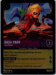 Dash Parr - Lava Runner 61/204 Wilds Unknown Super Rare Foil