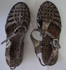 Jelly Sandals Size 7 But Fits Size 6