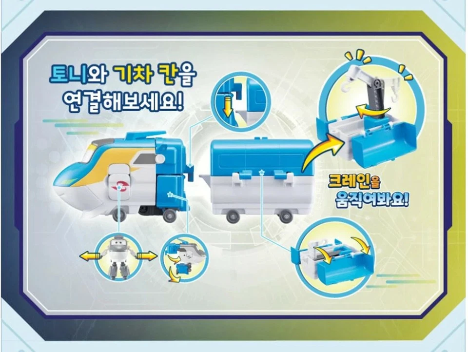 Super Wings Season 6 Tony Transformation Robot Set Kids Toy 2022 - Image 3 of 4