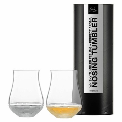 Eisch Whisky Nosing Tumbler 2er Set Hamilton, Whiskybecher, Kristallglas, 350 ml