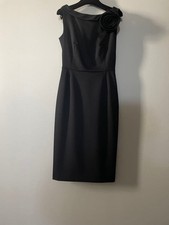 VALENTINO Flower corsage Sleeveless Dress Women Size 38 Genuine