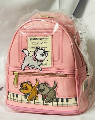 Loungefly | Aristocats Piano Kitties Mini Backpack Loungefly Disney Aristocats Piano Mini Backpack Pink  main image 4