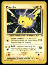 Pikachu 70/111 Common Neo Genesis Pokemon Unlimited LP on eBay
