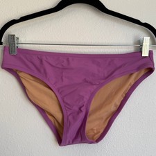 NWT J. Crew Bikini Bottom in Purple Sz S BE875 Swim Ocean Beach Vacation Resort