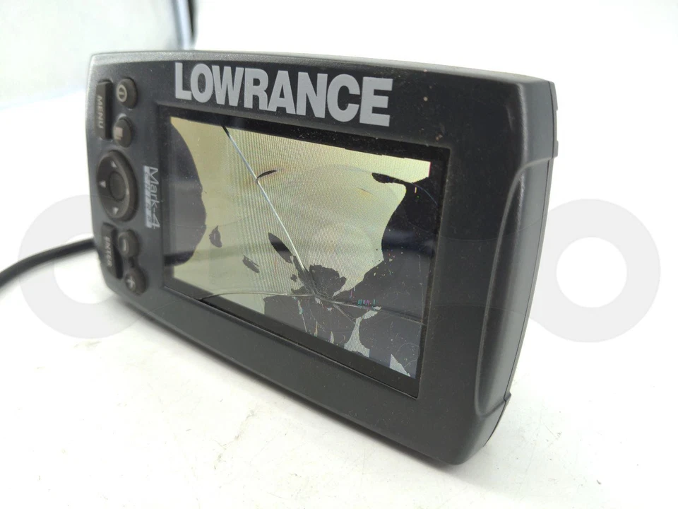 LOWRANCE MARK 4 CHIRP FISHFINDER BOAT RADAR NAVIGATION DISPLAY MONITOR HEAD UNIT - Image 3 of 4