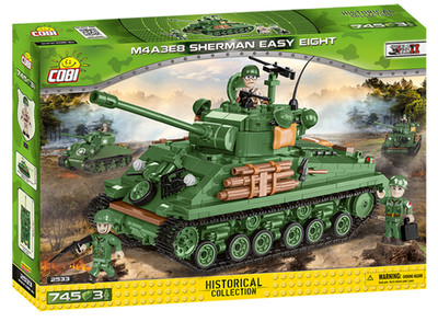 COBI M4A3E8 Sherman Easy Eight #2533