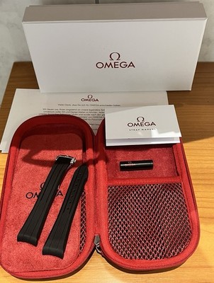 OMEGA Schwarzes Kautschukarmband Speedmaster Moonwatch 20mm