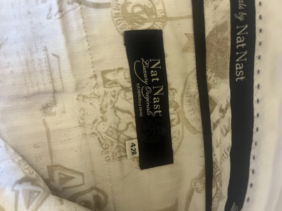 Nat Nast 42B White mens Shorts - Image 3 of 4