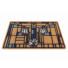 Frank Lloyd Wright Waterlilies Design Coir Fi...