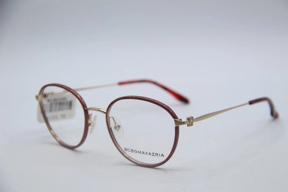 NEW BCBGMAXAZRIA L.135 MM CV ADELINA RED AUTHENTIC EYEGLASSES