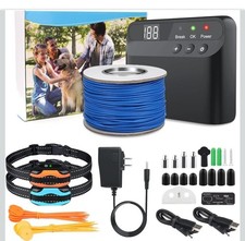 PcEoTllar Electric Fence for Dogs, Electric Dog Fence System 2 Water Resistant