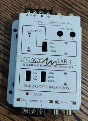 Legacy LXR-1 Electronic Subwoofer Crossover Network System Bass Boost