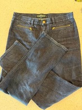 Lauren Ralph Lauren Indigo Straight-Leg Jeans with Gold Zipper Accents 12