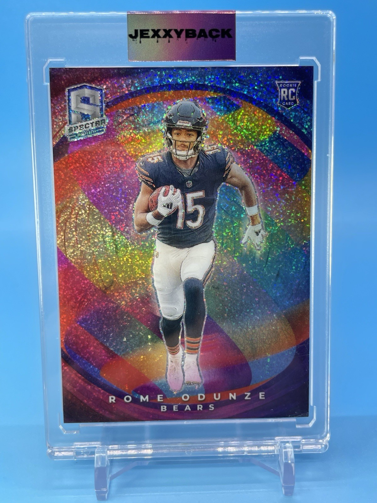 2024 Spectra ~ ROME ODUNZE  ~ COLOR SPHERE 🔥 RC Prizm SSP Case Hit ~ Bears 🔥