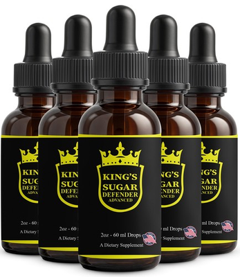 #ad 5 Pack King#x27;s Sugar Defender Drops Premium Blood Health Support Formula $58.95