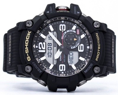 Casio G-shock Gg1000-1a MUDMASTER Twin Sensor Compass Black 200m