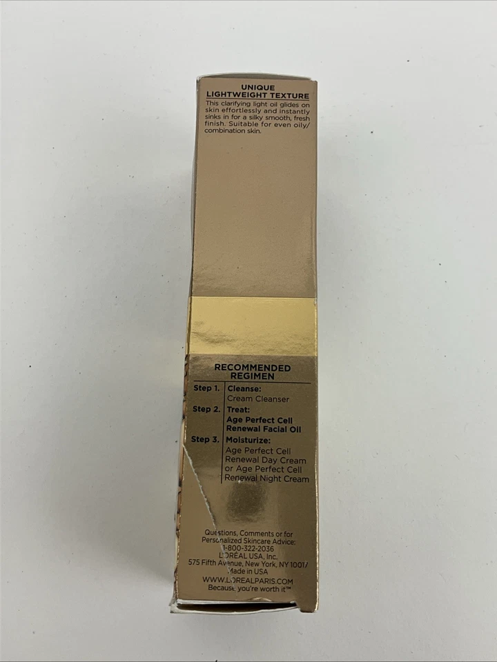 L'Oreal Age Perfect Cell Renewal Facial Oil Light 1oz - Image 4 of 4