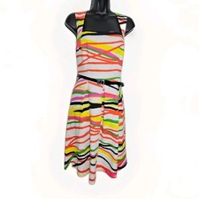 David Meister Multicolor Sleeveless Dress Size 6