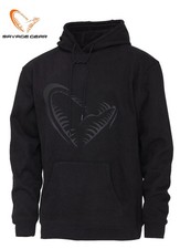 Savage Gear JAW Hoodie Black Fishing Hoody 2026 Model Predator Jaws Logo