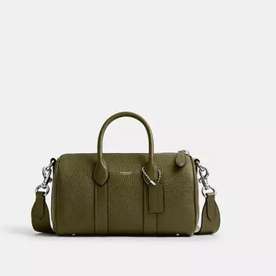 NWT COACH Compass Bag 25 Soft Pebble Leather, OLIVE CCB83 | eBay