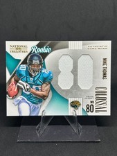 Mike Thomas 2009 National Treasures Rookie Colossal Material #34 Prime #'d 25/25