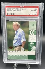 2002 Upper Deck Golf #95 ARNOLD PALMER Chip shots PSA 10! Pop 2!