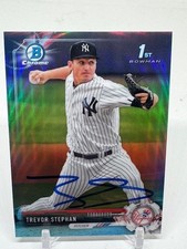 2017 Bowman Sky Blue Refractor /399 Trevor Stephan SIGNED