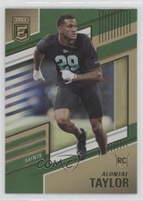 2022 Panini Donruss Elite Rookies Green Alontae Taylor #195 m5e