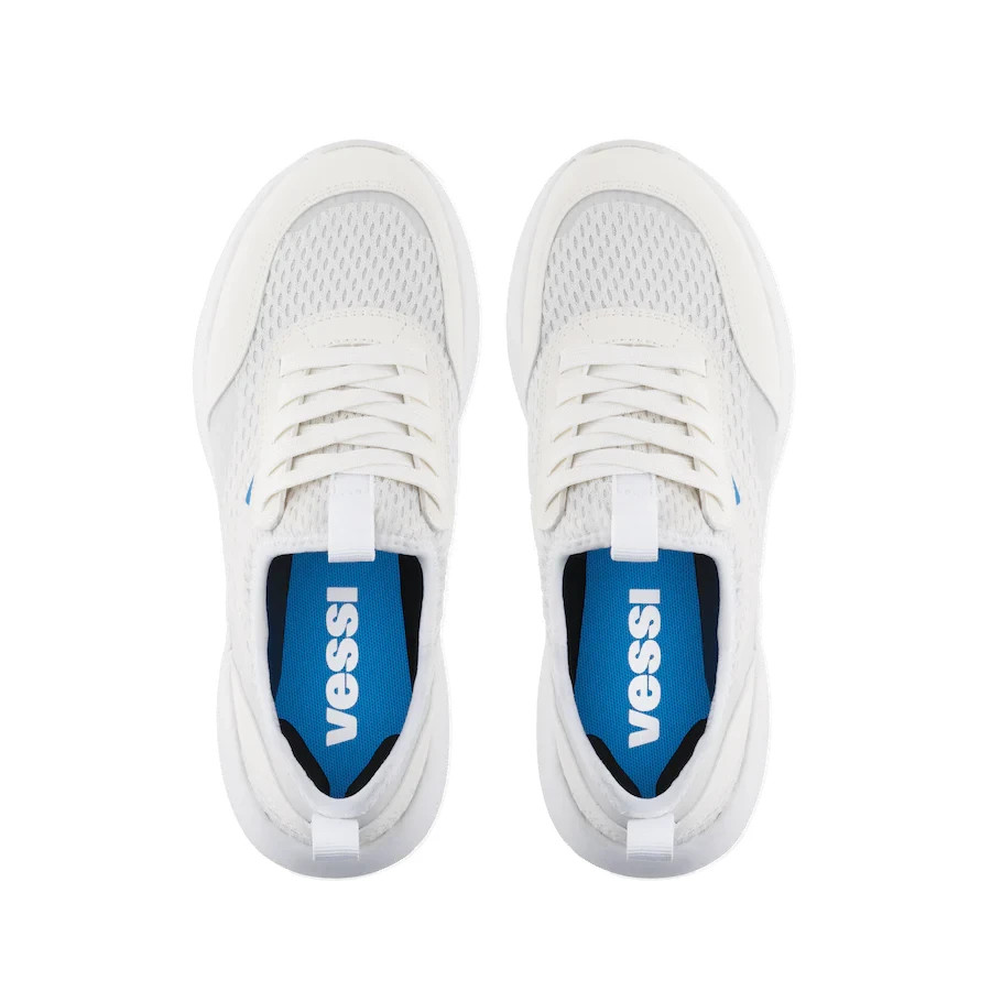 Vessi Torrent/Pacific Sneaker NEW Wom Sz 7 Waterproof Shoe Warm White SOLD OUT🟢 image 5