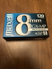 Maxell 8mm GX-MP High Quality 120 Camcorder Video Tape Cassette New Sealed