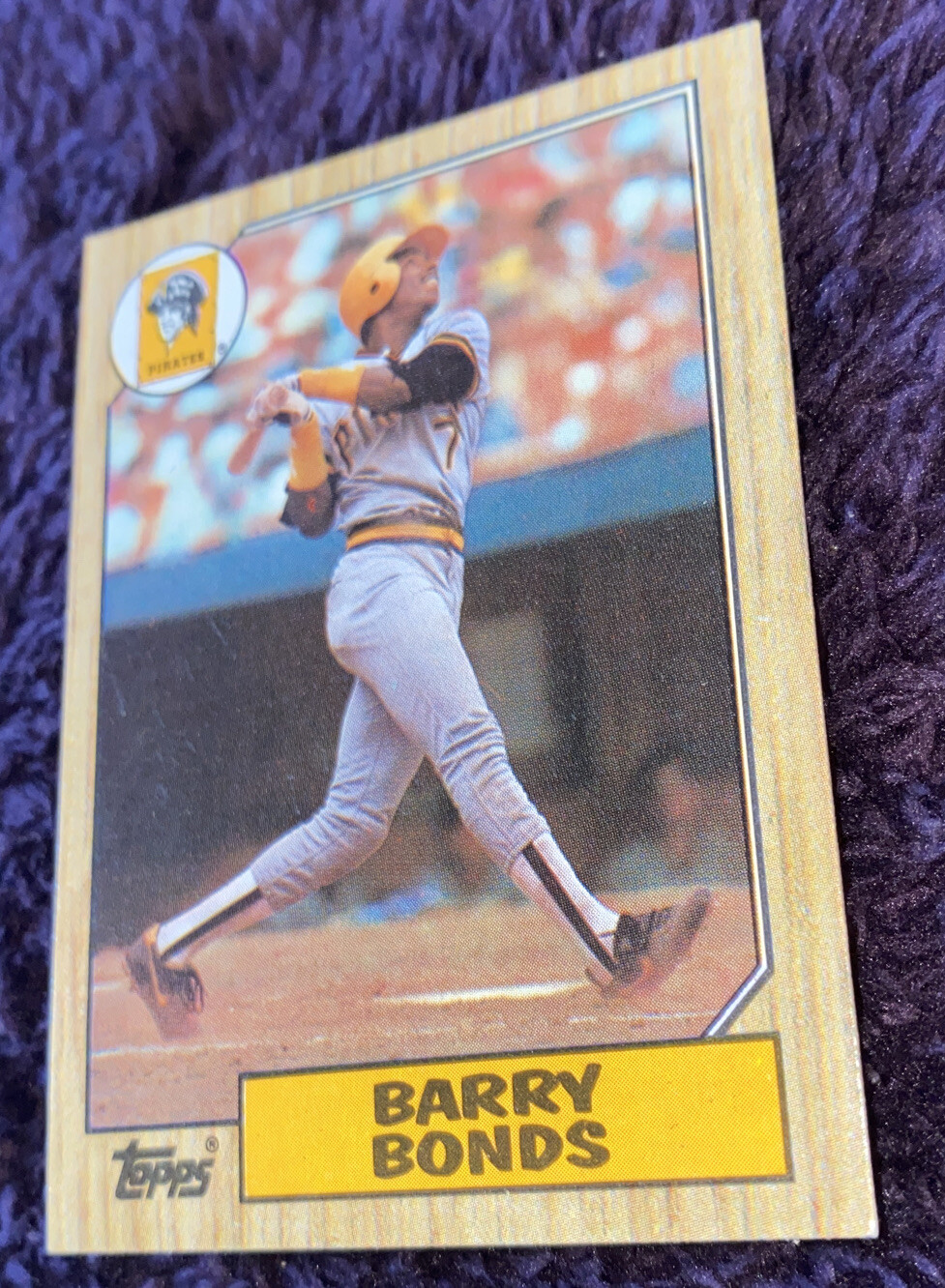 Topps Barry Bonds Rookie Error Card
