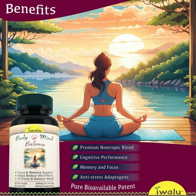 Memory Supplements - Best Brain Supplement for Memory and Focus - Caffeine Free