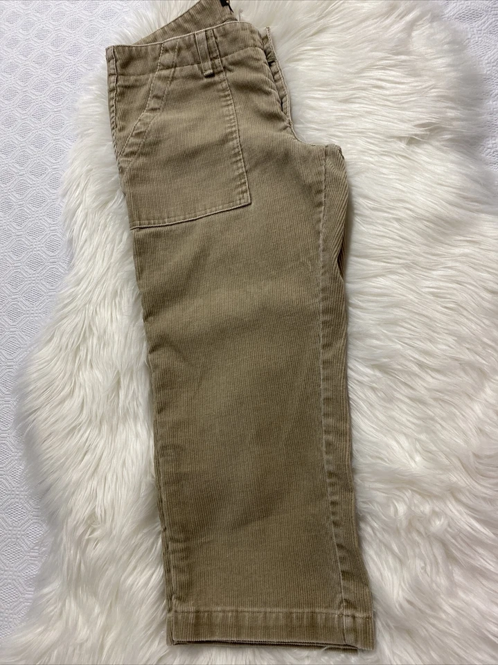 Pantalones de pana vintage para mujer Hurley talla 3 hechos en EE. UU. galleta estaño. Foto 3 de 4