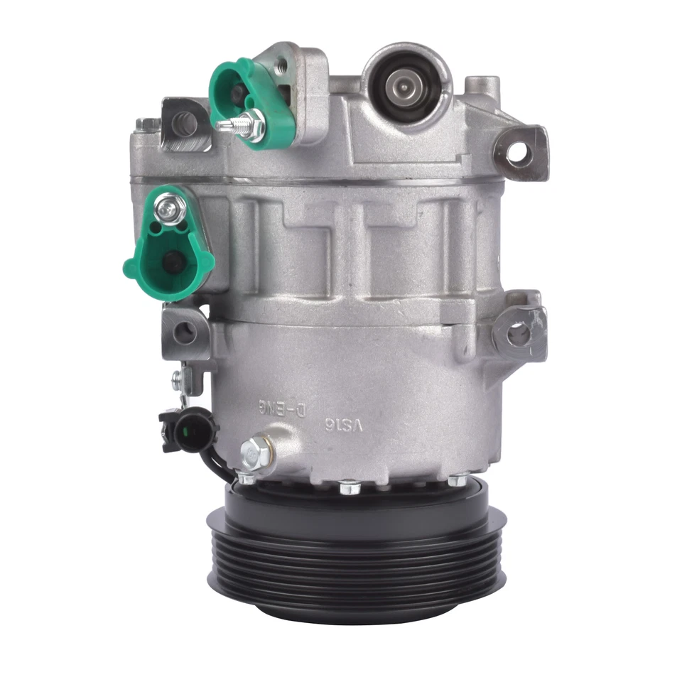 Compresor de aire acondicionado HCC-VS16 con embrague para Hyundai Sonata Kia Optima 2,4 L l4 2009-2010 Foto 2 de 4