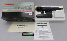 Samson Stage II VHF Wireless Microphone System SR-2  SH-2  AC MIB