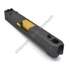 HGW Complete Upper for Glock 43 Pro Comp Tungsten Slide TiN Flush Barrel Sight