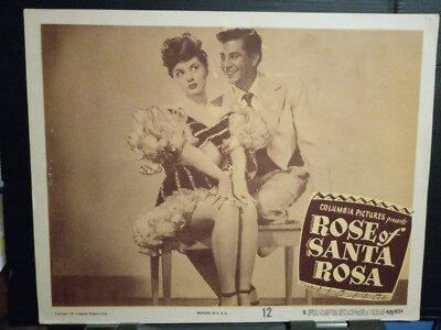 Lobby Card 1948 ROSE OF SANTA ROSA Patricia Barry Eduardo