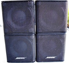 Set of 2 Bose Jewel Double Cube Speakers Black