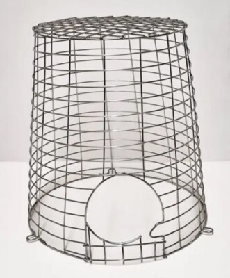 Klemme Abgasschutz rund PDK 9,5 x 8'' Edelstahl waagerecht Kesselentlüfter