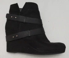 Report Platform Wedge Ankle Boots - Size 7.5