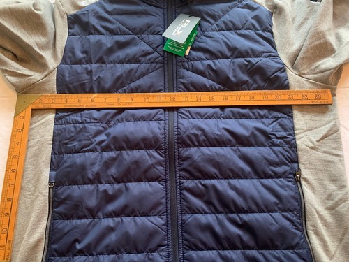 Ralph Lauren RLX Golf CoolWool Panel Hooded Jacket Grey/Navy Mens Size XL New - Picture 10 of 10